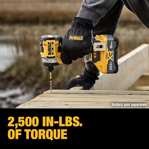 DEWALT 20V MAX XR Impact Driver Bare Tool Classic, 1/4 Inch Cordless Power Tool