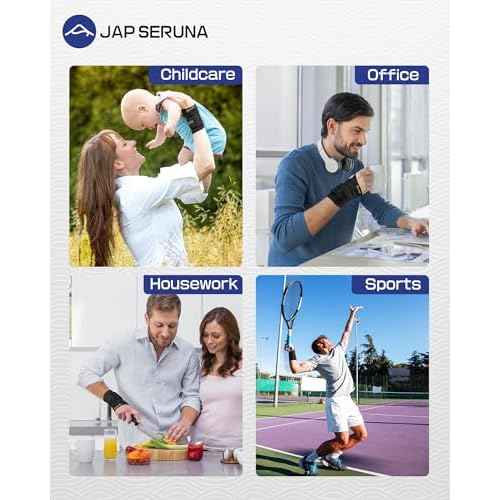 PFZ Ultra-Thin Ulnar Wrist Brace with Double Compression Straps - Wrist Support for Carpal Tunnel, Arthritis, Tendonitis, TFCC, Pain Relief (Single)