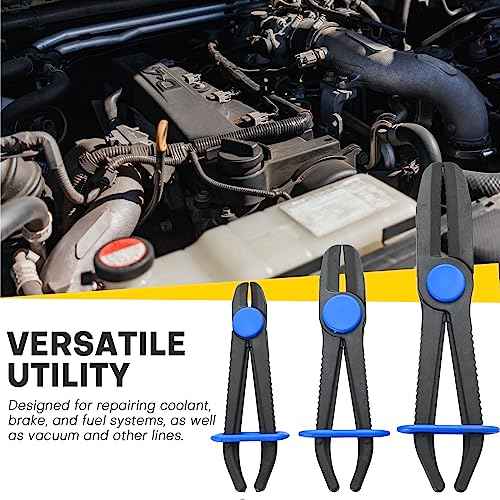 3PCS Clamp Pliers Set - Versatile Pinch Off Plier Set for Flexible Hoses, Brake Hoses, Fuel Lines (3PCS)