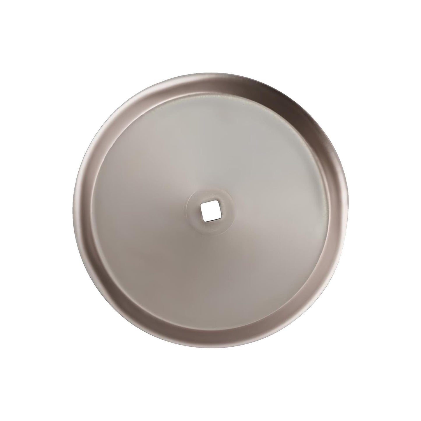 BRIXWELL 900-10221SNK-XCP2 Metal Round Closet Knob Backplate Satin Nickel 2-3/4" - Pack of 2