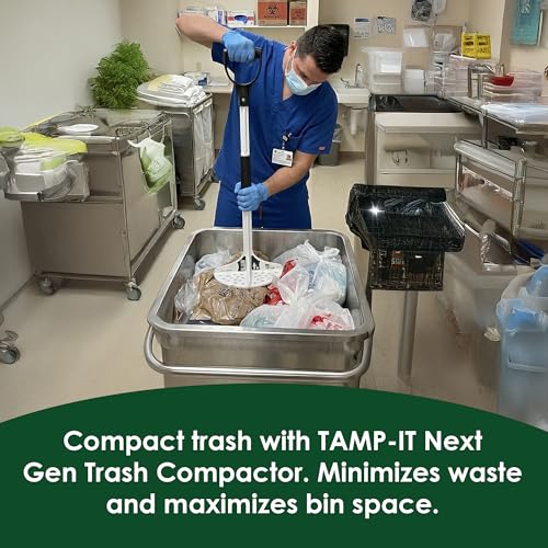 Heavy Duty Trash Compactor Bundle - Manual Waste Smasher Tools for Home & Commercial Use