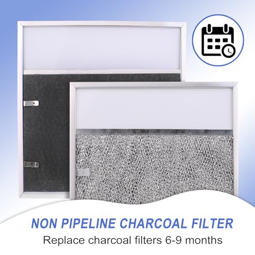 Range Hood Aluminum Filter with Light Lens for Whirlpool Nutone