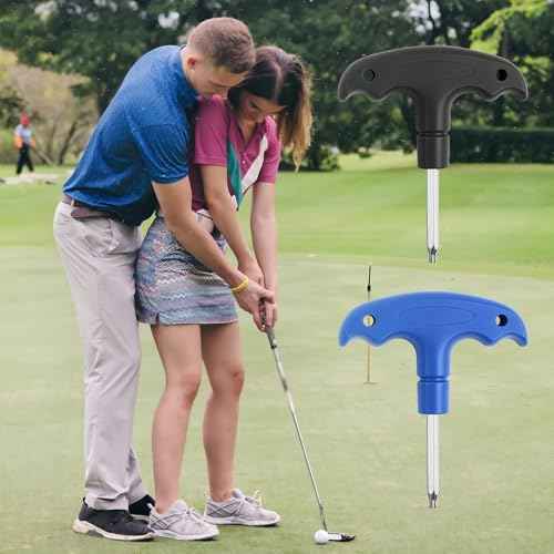 2 Pcs Golf Torque Wrench Tool - Stainless Steel Portable Golf Driver Club Adjustment Tools with Plastic Handle for T25 (Blue) and T20 (Black)