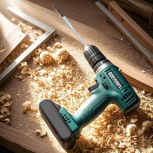 4 Pieces 1/4 Drill Bit Extension Set 6 and 12 Inches with 2 Pieces Key Wood Spade Drill Bit Extension for Electric Tool Accessories Wood Turners Furniture Carpentry and Construction