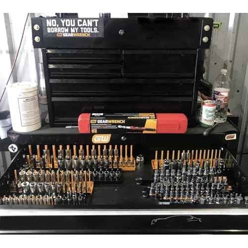 GEARWRENCH 3 Pc. 1/4", 3/8" & 1/2" Drive Metric Socket Storage Tray Set - 83119