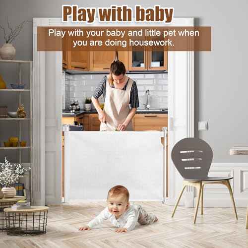 Baby Gate Replacement Parts Kit with Hardware, Wall Mounting Kit, Accessories - Brackets, Hooks, Latches, Screws for Mesh and Retractable Gates