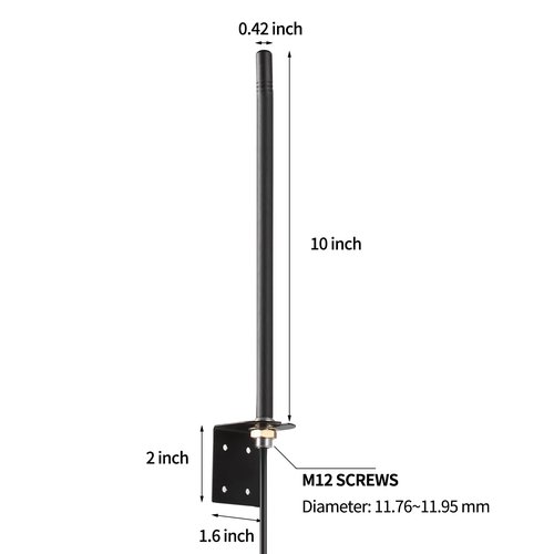 Outdoor Smart Gate Door Opener Extended Long Range Receiver Antenna for GTO Mighty Mule MM571W MM572W MM371W MM372W F3101MBC MMS100 LiftMaster Ghost All Series Controls Garage Gate Opener ,Eifagur