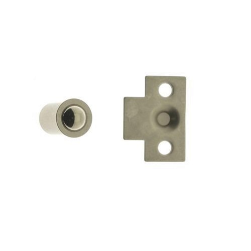 idh by St. Simons 12040-015 Premium Quality Solid Brass Mini Ball Catch, Satin Nickel
