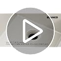 BLANCO Essential Garbage Disposal Flange Insert with Waste Scraper – Truffle