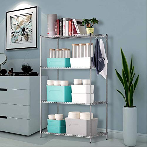 Snnalosses 40 Pack Wire Shelf Clips for 1" Metal Shelving Locking System Replacement