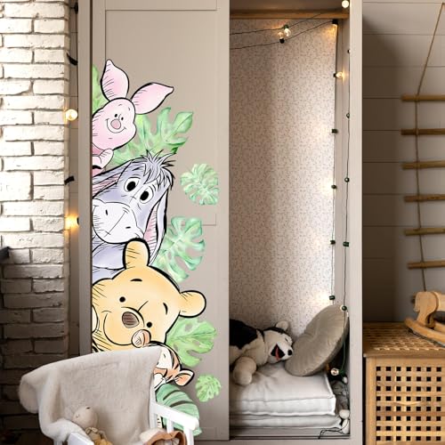 Xendelow Yellow Winnie Wall Stickers for Kids Nursery & Playroom Decor