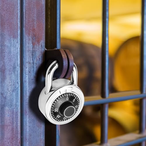 PINZAN Black Mini Combination Padlock 3-Dial Preset Code, Pack of 1