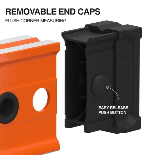 Klein Tools 93572 72-Inch Box Level, Box Beam, 3 Vials, High Visibility Orange, Aluminum Body