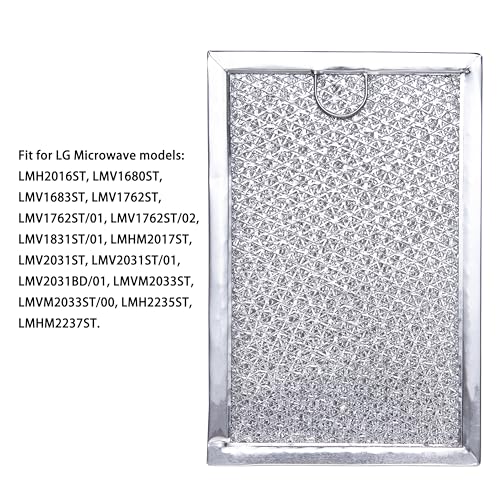 LG Microwave Grease Filter 2-Pack LMV1683ST LMV2031ST LMHM2237ST LMV1762ST