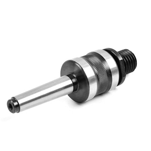 Woodworking Live Tailstock Chuck Adapter to 1" x 8tpi Thread with #2 Morse Taper Mount