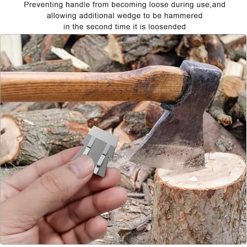 5 Pcs Safety Hammer Handle Wedge,Ybenlld Concial Handle Metal Wedges,Mauls Handle Wedge Kit for Hammer Axe Claw Sledge Handle