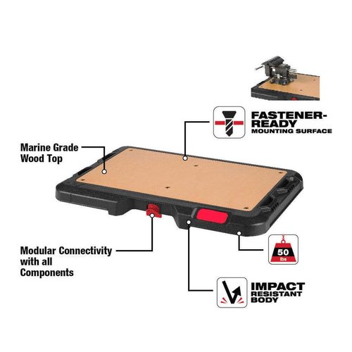 48-22-8488 fits Milwaukee 48-22-8488 Impact Resistant Durable Work Top