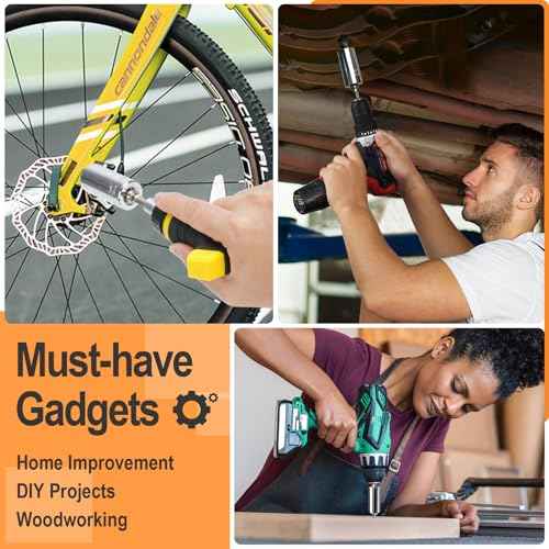 Stocking Stuffers for Men Super Universal Socket Tools Gifts for Men, Grip Set with Power Drill Adapter Cool Stuff Gadgets Present Ideas Gifts for Dad Husband Him Adults Mens Gifts Christmas for Women