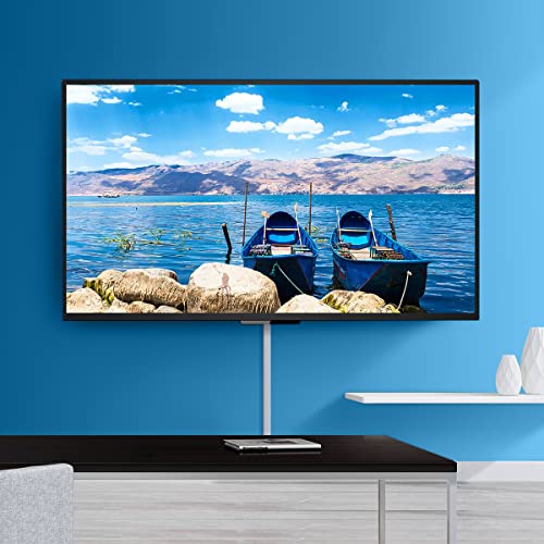 Yecaye Wall-Mounted TV Cord Cover, 42in White Cable Hider with Easy Installation