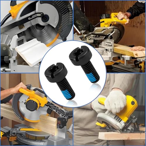 394589-01 for Dewalt Miter Saw Blade Arbor Bolt, Compound Miter Saw Tile Saw Replacement Parts Compatible with DW703 DW704 DW705 DWS782 DW706 DW715 DW718 DHS790 DWS779 DWS780, More (2 PCS)