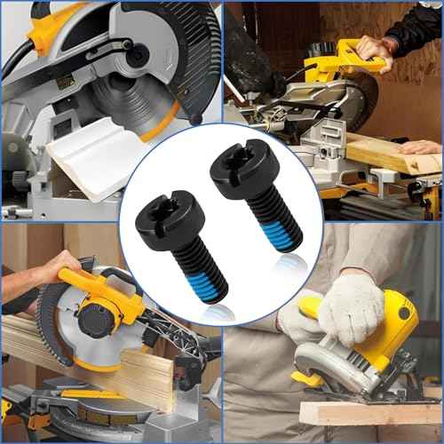 394589-01 for Dewalt Miter Saw Blade Arbor Bolt, Compound Miter Saw Tile Saw Replacement Parts Compatible with DW703 DW704 DW705 DWS782 DW706 DW715 DW718 DHS790 DWS779 DWS780, More (2 PCS)