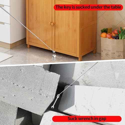 Cool Gadget Christmas Gifts Stocking Stuffers for Men Women Husband - Telescoping Magnetic Pick Up Tool Set of 2,Telescopic Magnet Stick-Useful for Hard-to-Reach,Narrow Space,Mechanic,Automotive, Home