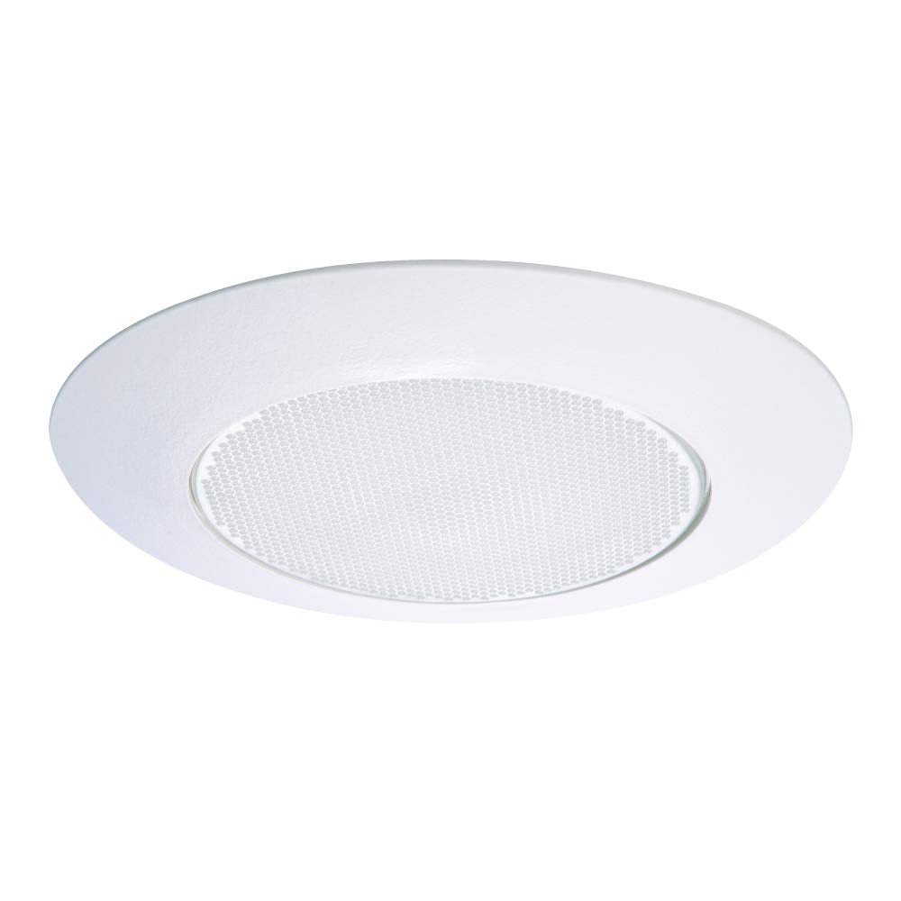 HALO 70PS Recessed Light Trim with Frosted Albalite Lens, White, 6 in.