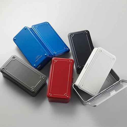 T-190 MG (MILITARY GREEN) H7.99¡¿W4.29¡¿D2.20inch Steel Trunk For Pegs, Metal fittings, Pen, Accessory, And Utility Knife Made In Japan