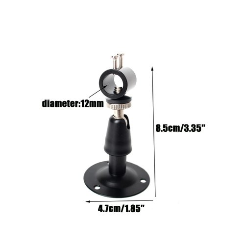 Laser positioning bracket laser module fixing bracket laser module mount Bracket with cooling function 360-degree adjustable positioning bracket 12mm (1pack)