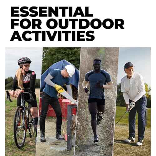 Tough Outdoors Sun Protection Sleeves - UV Arm Sleeves for Men and Women - Golf Cooling Arm Sleeves - Baseball Sun Sleeves