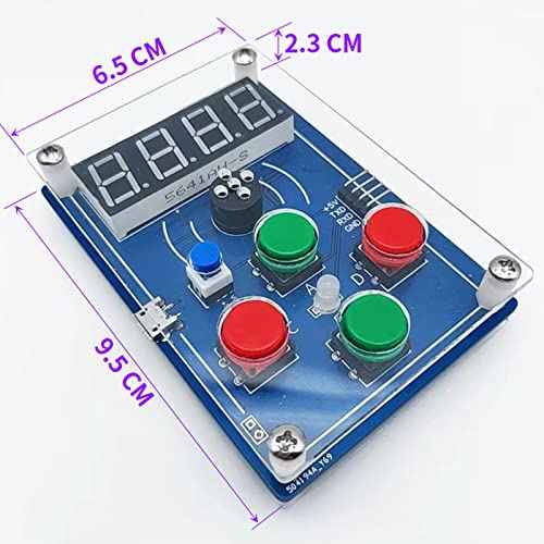 DIY Digital Tube Game Soldering Kit, Interesting Electronic Kits, Solder Project Kit, STEM Kit for Practicing Soldering, Learning and Teaching Electronic
