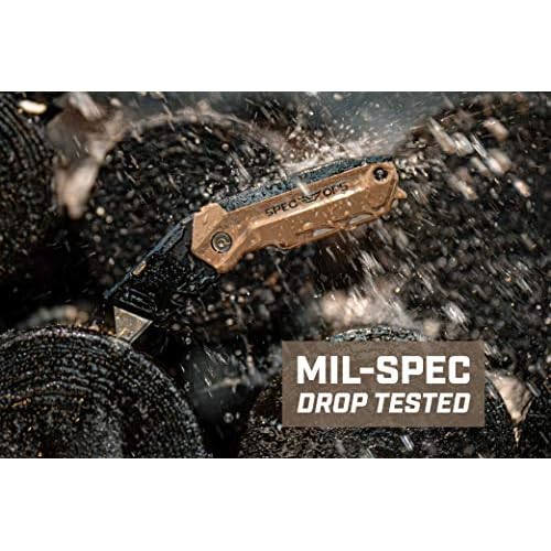 Spec Ops Tools Folding Utility Knife,Includes 3 Blades in Handle Storage, 3% Donated to Veterans