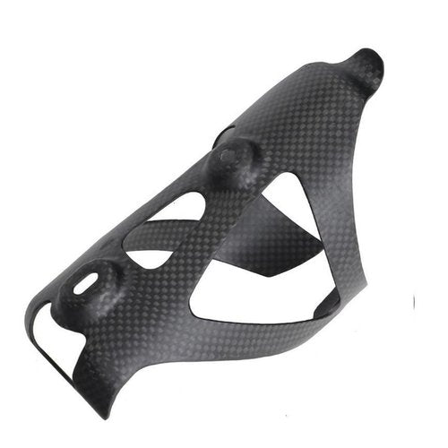 HOUSON Ultralight 3K Carbon Fiber Bicycle Water Bottle Cage, T700 Carbon Cup Holder for Road Bikes & Mountain Bikes Matte Black
