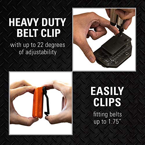 Clip & Carry Kydex Multitool Sheath for Gerber MP600 ~Fits bluntnose & needlenose Models~ Made in USA (Multi-Tool not Included) Multi Tool Holder Holster