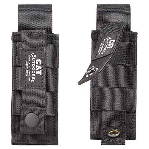 MK3 Pepper Spray Holster MOLLE - Adjustable Nylon Mace/MK4 OC Spray Holster for Duty Belt - Tactical Pepper Spray Holder - MOLLE OC Spray Pouch