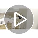 Regalo Safety Baby Gate 29-38.5W x 30H in White, Easy Setup for Doorways & Stairs