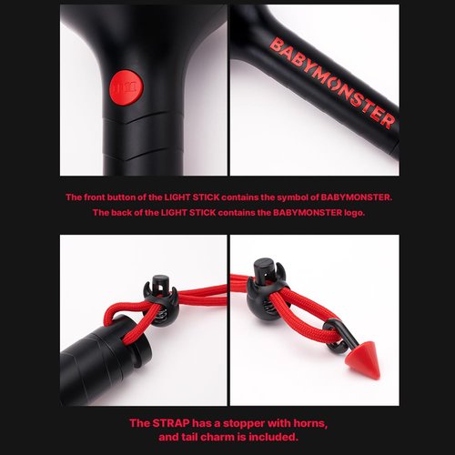 Dr. Sayzer BABYMONSTER Lightstick Official Kpop Merch Merchandise