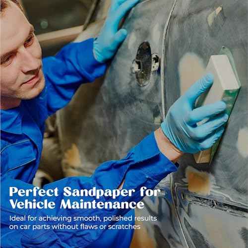 Professional Sandpaper 45Pcs. Kit - 80-3000 Grit - Tear Resistant Sand Paper Sheets for Wood, Plastic, Metal and All Types of Surfaces