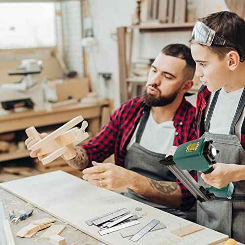 Ripeng 2000 Pieces 18Ga Brad Nails Galvanized Finish Nail - 5/8, 3/4, 1, 1-1/4 Inch-500 Each With Storage Box for Repairing Molding Cabinetry Building Assembly