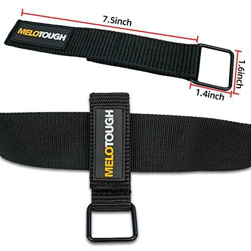 MELOTOUGH Measuring Tape Holder Tape Measure Holder Drill Impact Tool Holster for Tape Measure, Drills, Clipped Tool