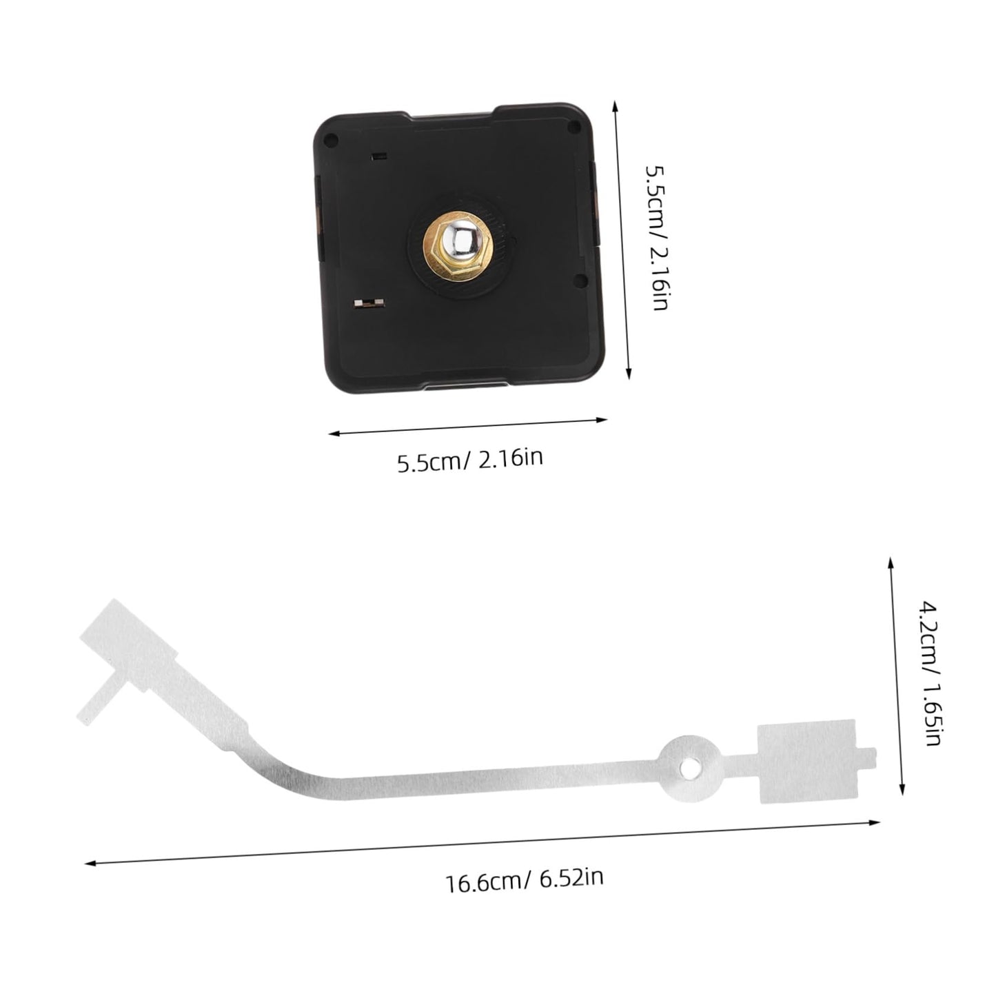 LIFKOME 1 Set Vinyl Record Clock Mechanism Kit Easy Installation Accurate Display Durable Components for DIY Clock Repair and Creative Home Decor