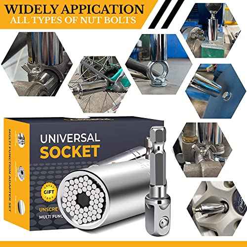 Stocking Stuffers for Adults Men, Gifts for Universal Socket Tools White Elephant Gifts Dad Gifts, Christmas Gifts for Who Have Everything Dad Boyfriend Husband Tools for Cool Gadgets