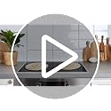 ZETHYR STREET Induction Cooktop Mats Set of 5 – 0.7mm Silicone Fiberglass Protectors, 2 Small 2 Large 1 Half Sheet