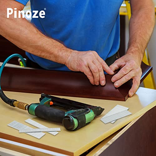 PINOZE 5000-Count 18 Gauge Galvanized Brad Nails Assortment - 5 Sizes for Nailing Projects