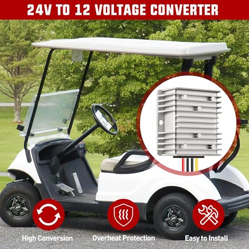 Nilight 24V to 12V DC-DC Step Down Converter 240W 20A Waterproof