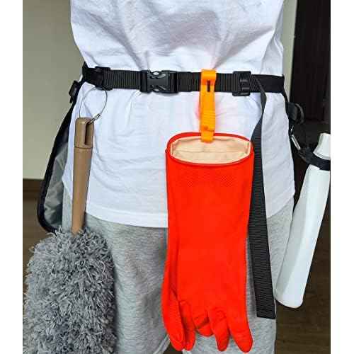 Waterproof Cleaning Apron with 7 Pockets, Cleaning Supplies for Housekeeping, Lightweight and Durable Maid Apron