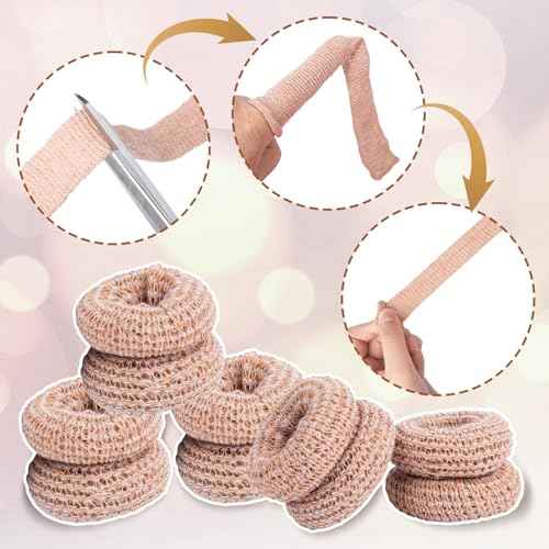 15pcs Cotton Finger Cots, Anti-Slip Elastic Finger Sleeve, Breathable Finger Protectors for Construction Gardening Kitchen Carving- Skin Color