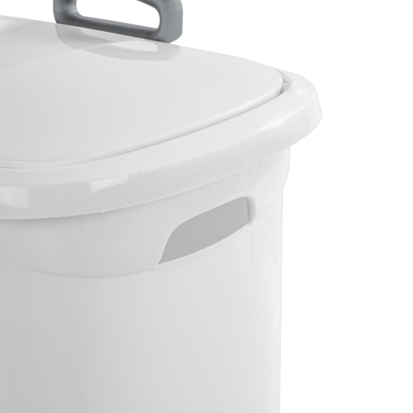 Sterilite 3-Pack Ultra Wheeled Hamper, Laundry Basket w/ Flip-Top Lid & Retractable Handle - Plastic Rolling Clothes Storage Cart with Ventilated Holes for Home, Apartment or Dorm