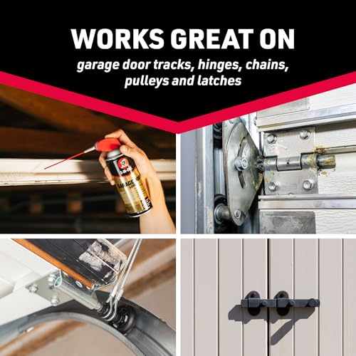 3-IN-ONE Garage Door Lubricant with SMART STRAW SPRAYS 2 WAYS, 11 OZ