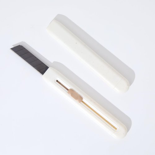 YTMEROK Long handled utility knife titanium-plated Letter Opener Slide Open for Cutting DIY Box Cutter Carton Portable box opener Cutter 2PCS